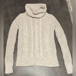 Abercrombie & Fitch Cable Knit Cowl Neck Sweater, Women’s Size XS